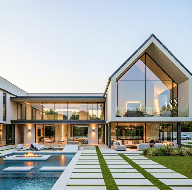 Modern luxury home renovation — sponsored ad creative